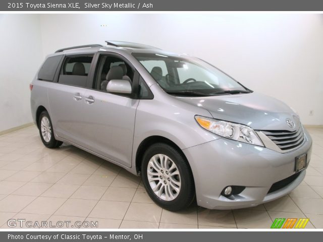 2015 Toyota Sienna XLE in Silver Sky Metallic
