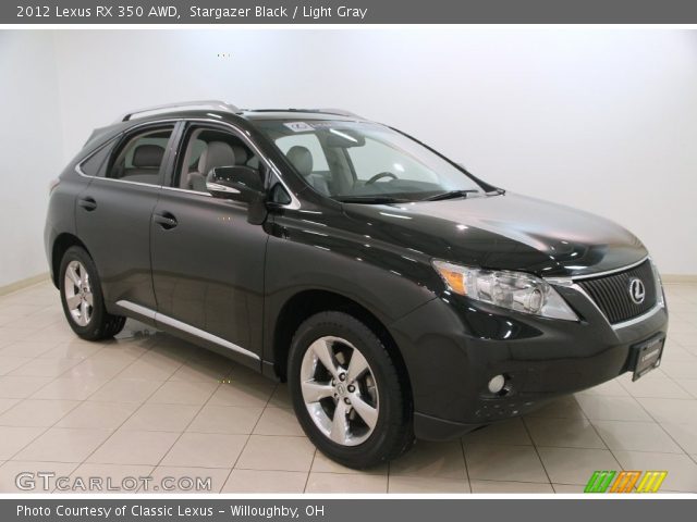 2012 Lexus RX 350 AWD in Stargazer Black