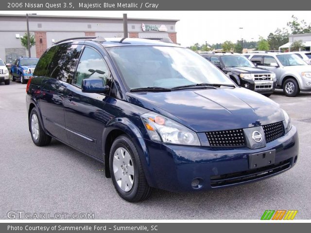 2006 Nissan Quest 3.5 in Majestic Blue Metallic