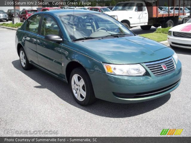 2006 Saturn ION 2 Sedan in Cypress Green