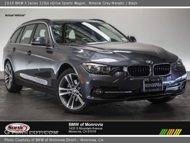 2016 BMW 3 Series 328d xDrive Sports Wagon in Mineral Grey Metallic