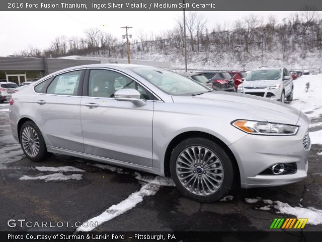 2016 Ford Fusion Titanium in Ingot Silver Metallic