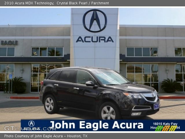 2010 Acura MDX Technology in Crystal Black Pearl