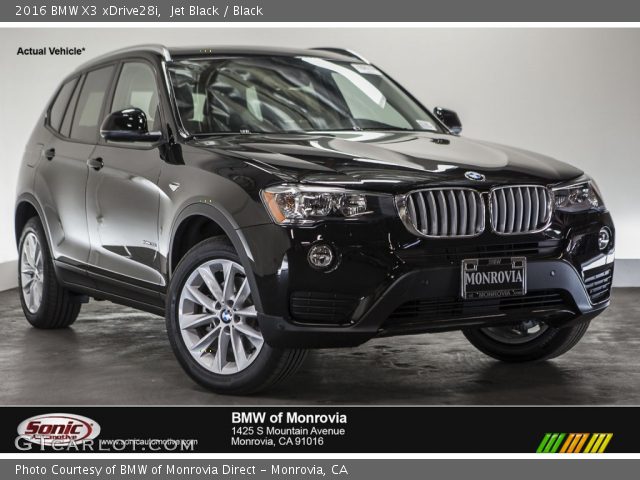 2016 BMW X3 xDrive28i in Jet Black