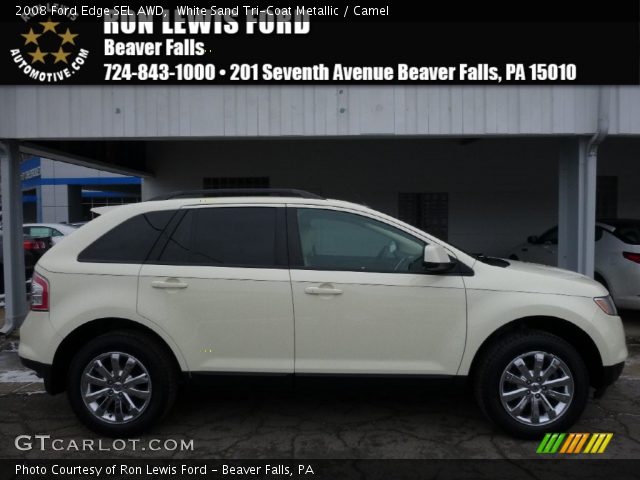 2008 Ford Edge SEL AWD in White Sand Tri-Coat Metallic