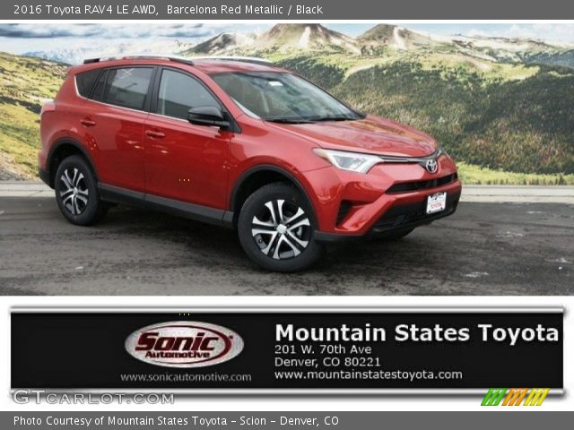 2016 Toyota RAV4 LE AWD in Barcelona Red Metallic