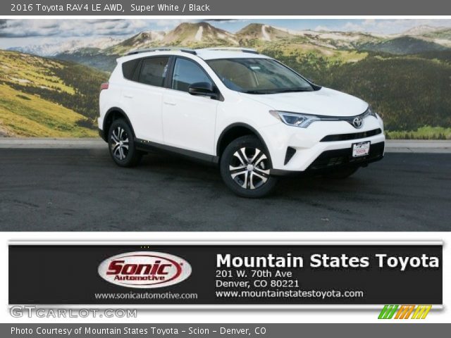 2016 Toyota RAV4 LE AWD in Super White