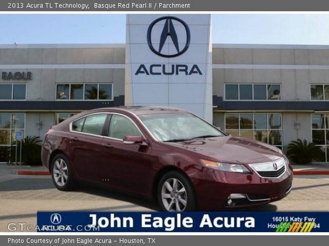 2013 Acura TL Technology in Basque Red Pearl II