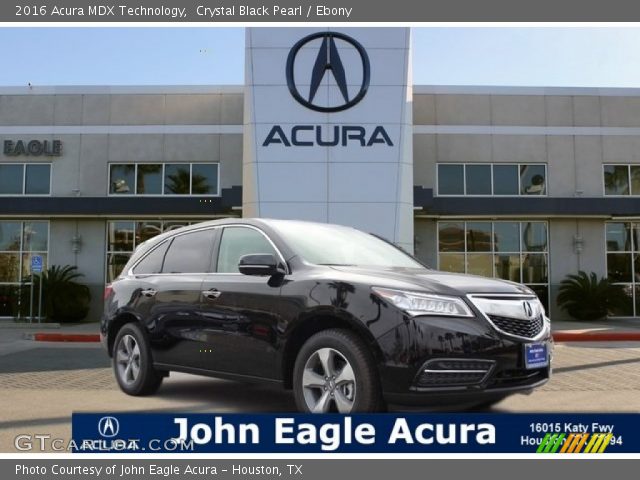 2016 Acura MDX Technology in Crystal Black Pearl