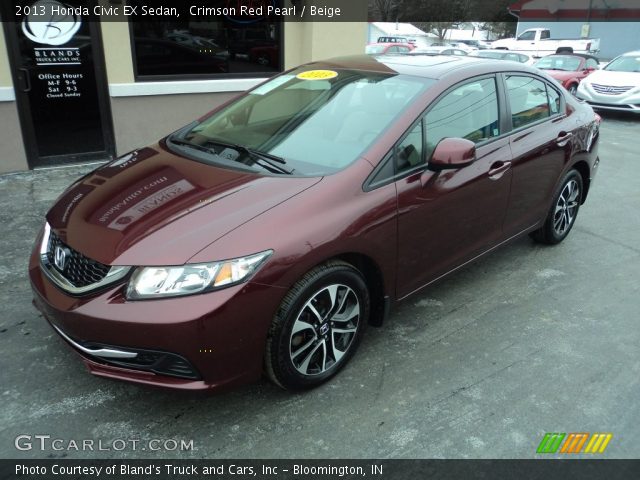 2013 Honda Civic EX Sedan in Crimson Red Pearl