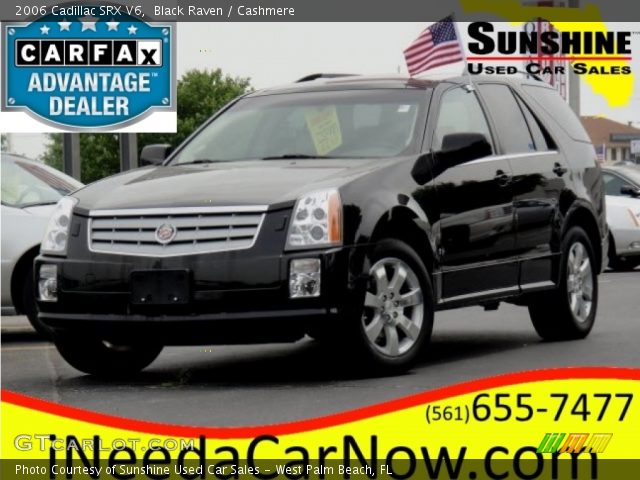 2006 Cadillac SRX V6 in Black Raven