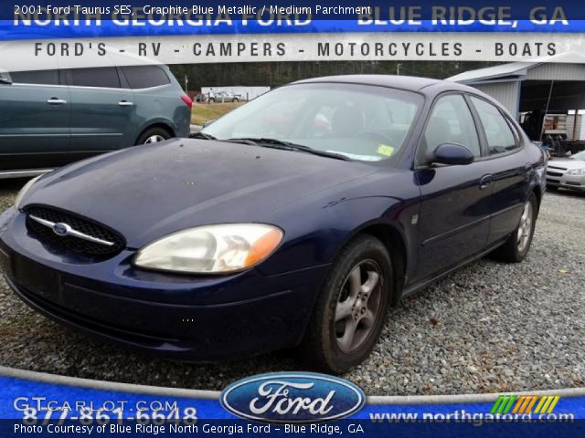 2001 Ford Taurus SES in Graphite Blue Metallic