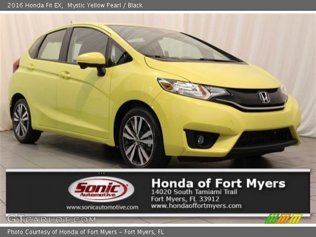 2016 Honda Fit EX in Mystic Yellow Pearl