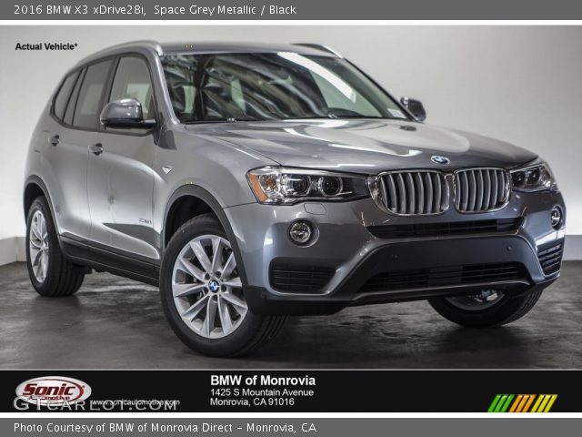 2016 BMW X3 xDrive28i in Space Grey Metallic