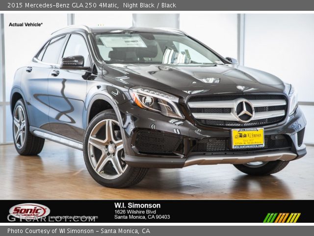 2015 Mercedes-Benz GLA 250 4Matic in Night Black