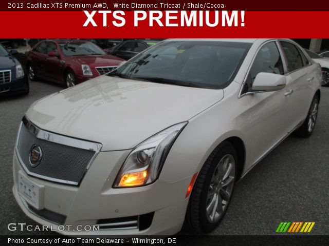 2013 Cadillac XTS Premium AWD in White Diamond Tricoat