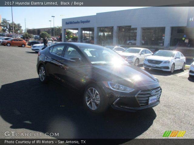 2017 Hyundai Elantra Limited in Black