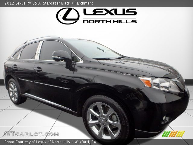 2012 Lexus RX 350 in Stargazer Black