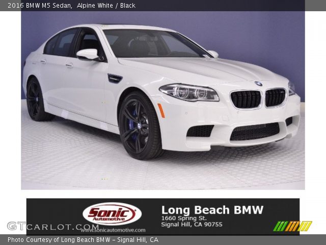 2016 BMW M5 Sedan in Alpine White