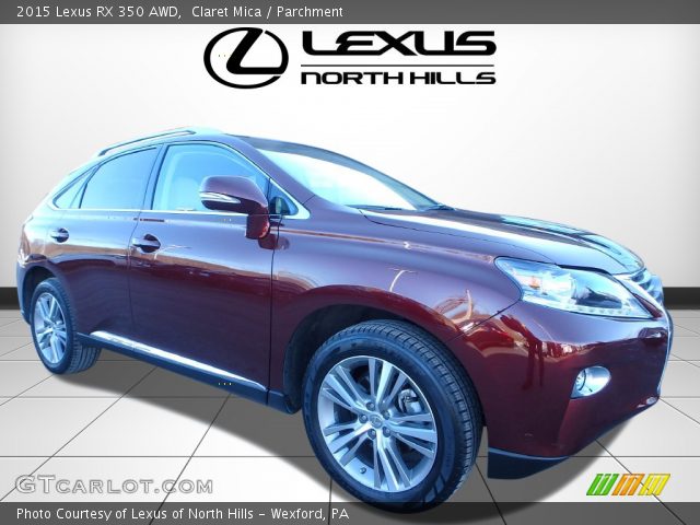 2015 Lexus RX 350 AWD in Claret Mica
