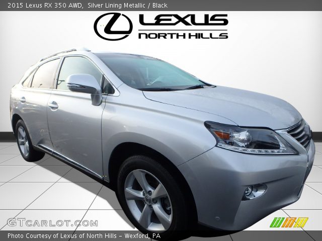 2015 Lexus RX 350 AWD in Silver Lining Metallic