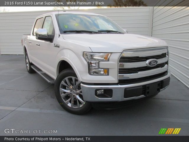 2016 Ford F150 Lariat SuperCrew in White Platinum