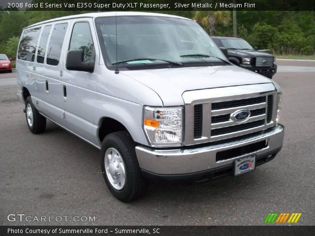 2008 Ford E Series Van E350 Super Duty XLT Passenger in Silver Metallic