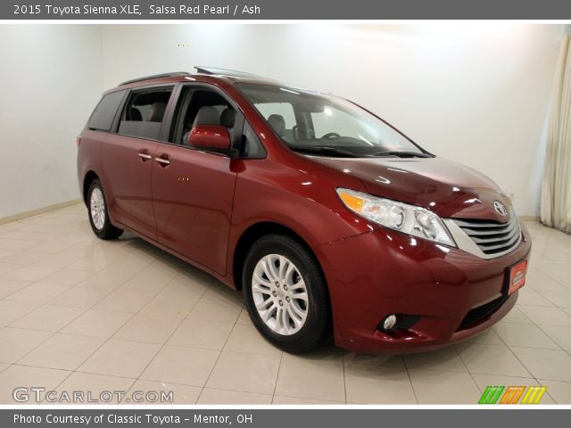 2015 Toyota Sienna XLE in Salsa Red Pearl