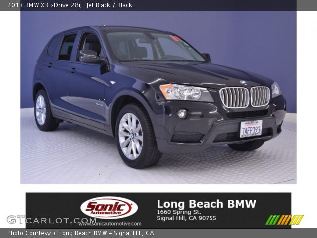 2013 BMW X3 xDrive 28i in Jet Black
