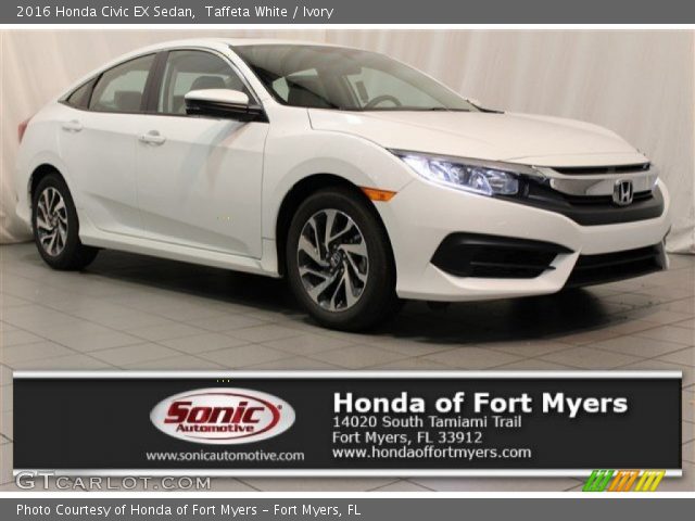 2016 Honda Civic EX Sedan in Taffeta White