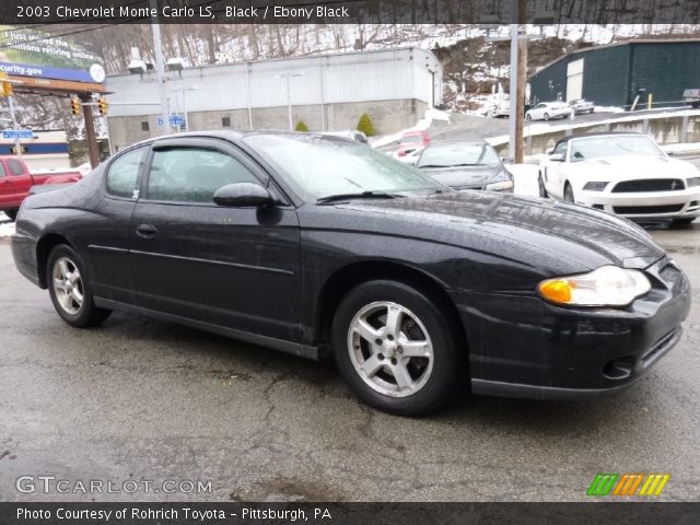 2003 Chevrolet Monte Carlo LS in Black