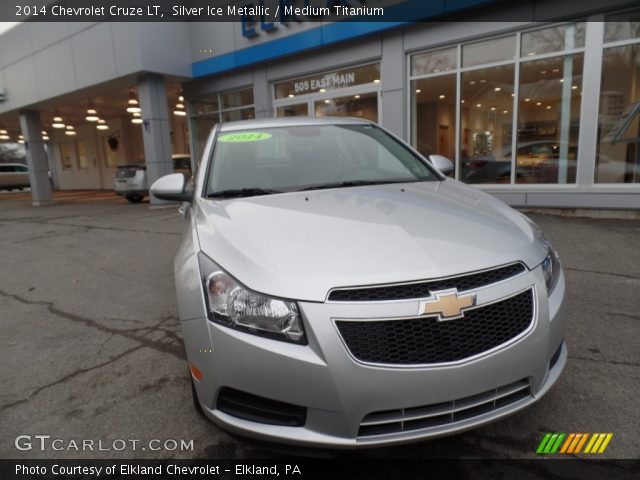 2014 Chevrolet Cruze LT in Silver Ice Metallic