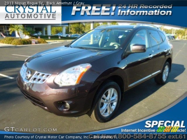 2013 Nissan Rogue SV in Black Amethyst