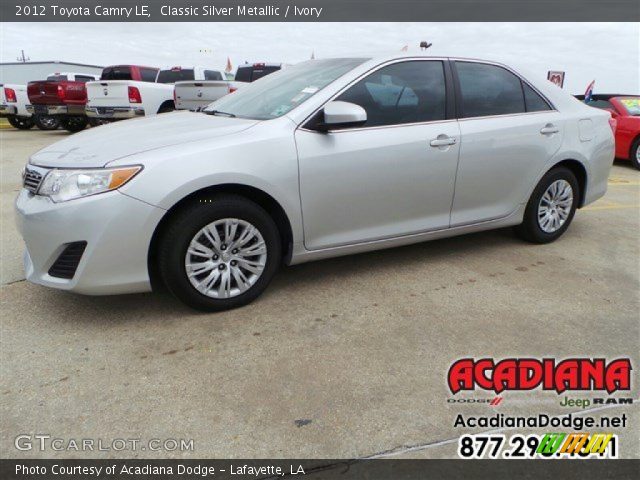 2012 Toyota Camry LE in Classic Silver Metallic