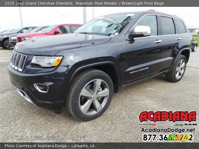 2015 Jeep Grand Cherokee Overland in Maximum Steel Metallic
