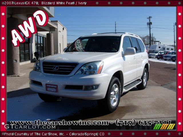 2007 Lexus GX 470 in Blizzard White Pearl