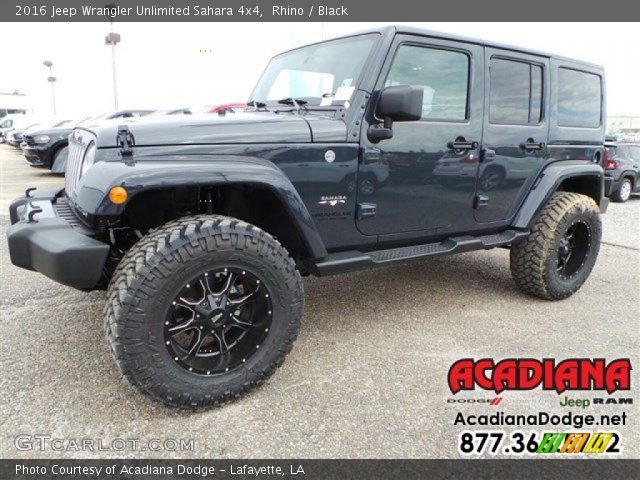2016 Jeep Wrangler Unlimited Sahara 4x4 in Rhino