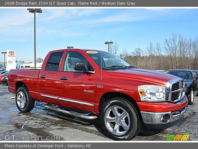 2008 Dodge Ram 1500 SLT Quad Cab in Flame Red