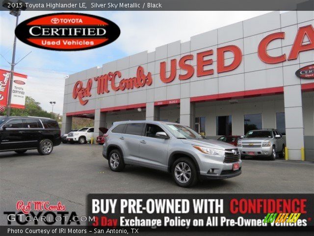 2015 Toyota Highlander LE in Silver Sky Metallic