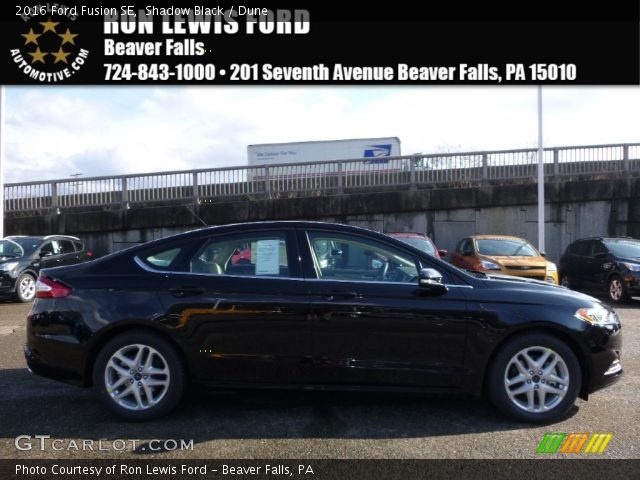 2016 Ford Fusion SE in Shadow Black