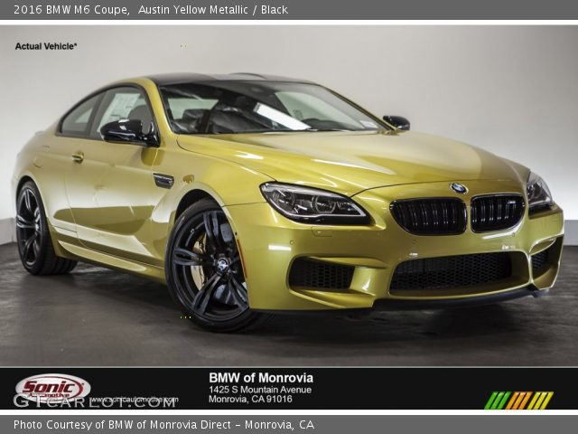 2016 BMW M6 Coupe in Austin Yellow Metallic