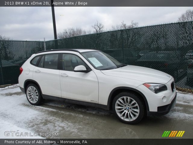 2013 BMW X1 xDrive 28i in Alpine White