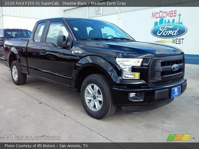 2016 Ford F150 XL SuperCab in Shadow Black