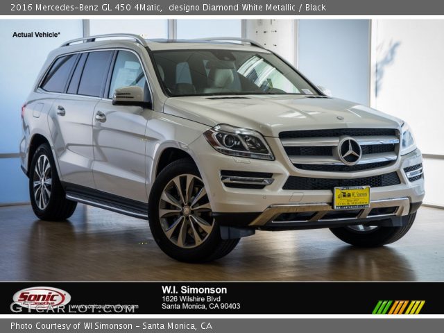 2016 Mercedes-Benz GL 450 4Matic in designo Diamond White Metallic