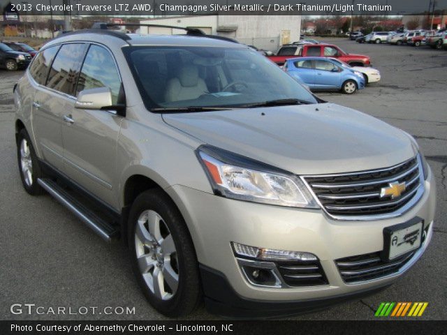 2013 Chevrolet Traverse LTZ AWD in Champagne Silver Metallic