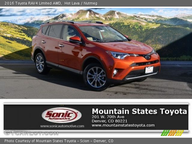 2016 Toyota RAV4 Limited AWD in Hot Lava