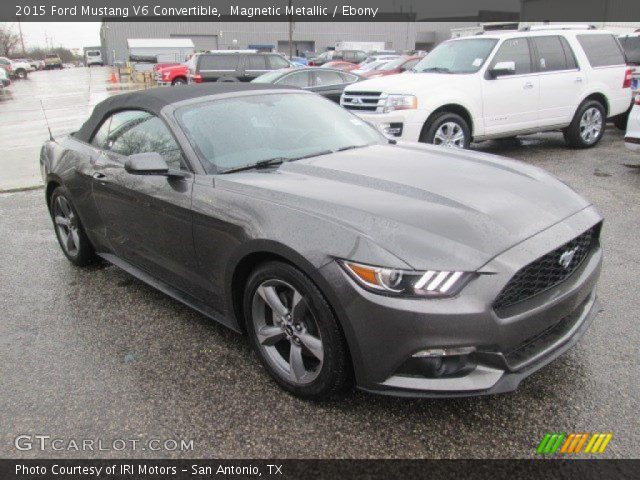 2015 Ford Mustang V6 Convertible in Magnetic Metallic