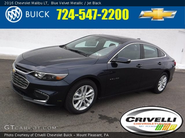 2016 Chevrolet Malibu LT in Blue Velvet Metallic