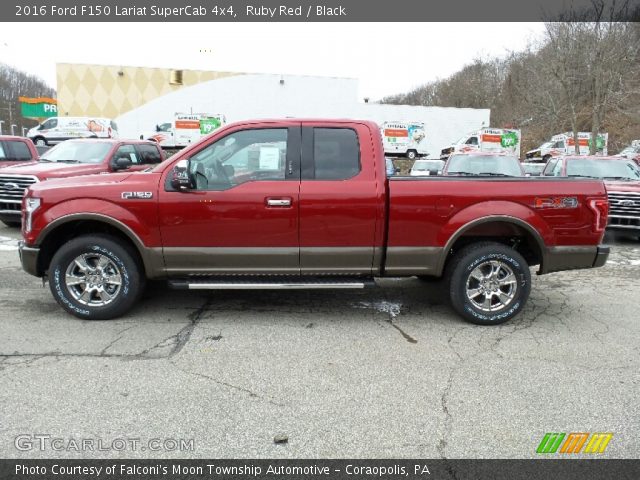 2016 Ford F150 Lariat SuperCab 4x4 in Ruby Red