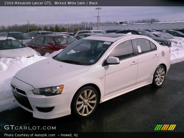 2009 Mitsubishi Lancer GTS in Wicked White Satin